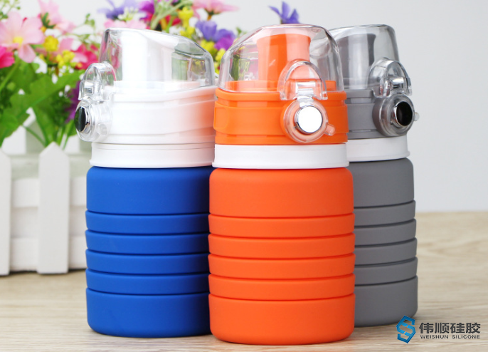 硅胶折叠水壶,硅胶户外便携水壶,硅胶可折叠运动水壶,硅胶水壶