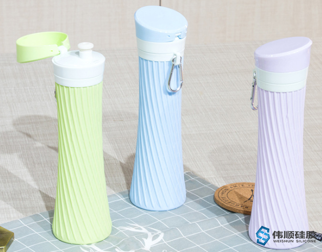 硅胶折叠水壶,硅胶户外便携水壶,硅胶可折叠运动水壶,硅胶水壶